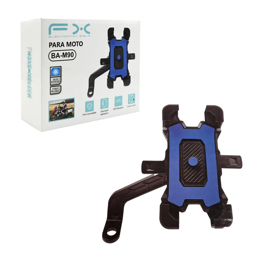 Soporte fx universal de teléfono celular ajustable para motocicleta, variedad de colores / ba-m90