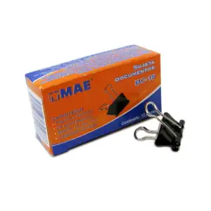 Caja con 12 sujeta documentos mae, 15mm / bc-15