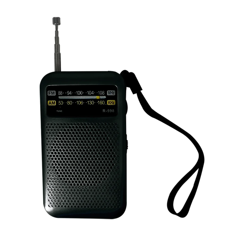 Mini radio portátil de bolsillo am - fm / pocket radio / r-598