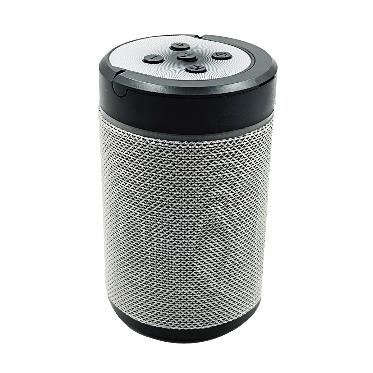Mini bocina cilíndrica bluetooth con luces rgb y soporte para celular, 12cm, variedad de colores / 12486 / 012431