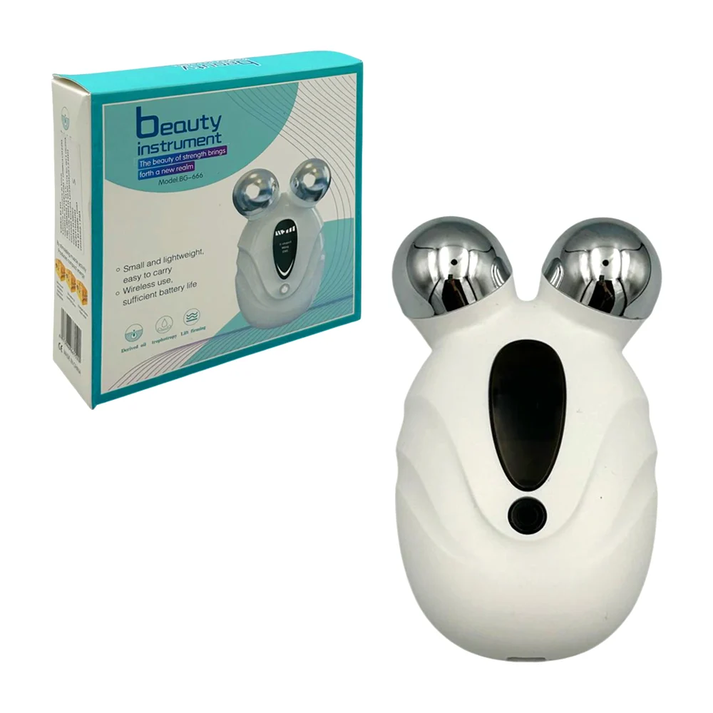 Rodillo facial eléctrico recargable para reafirmar la piel / beauty instrument / bg-666