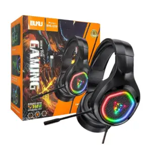 Diadema gamer buku alámbrica acolchada con micrófono, entrada tipo c …
