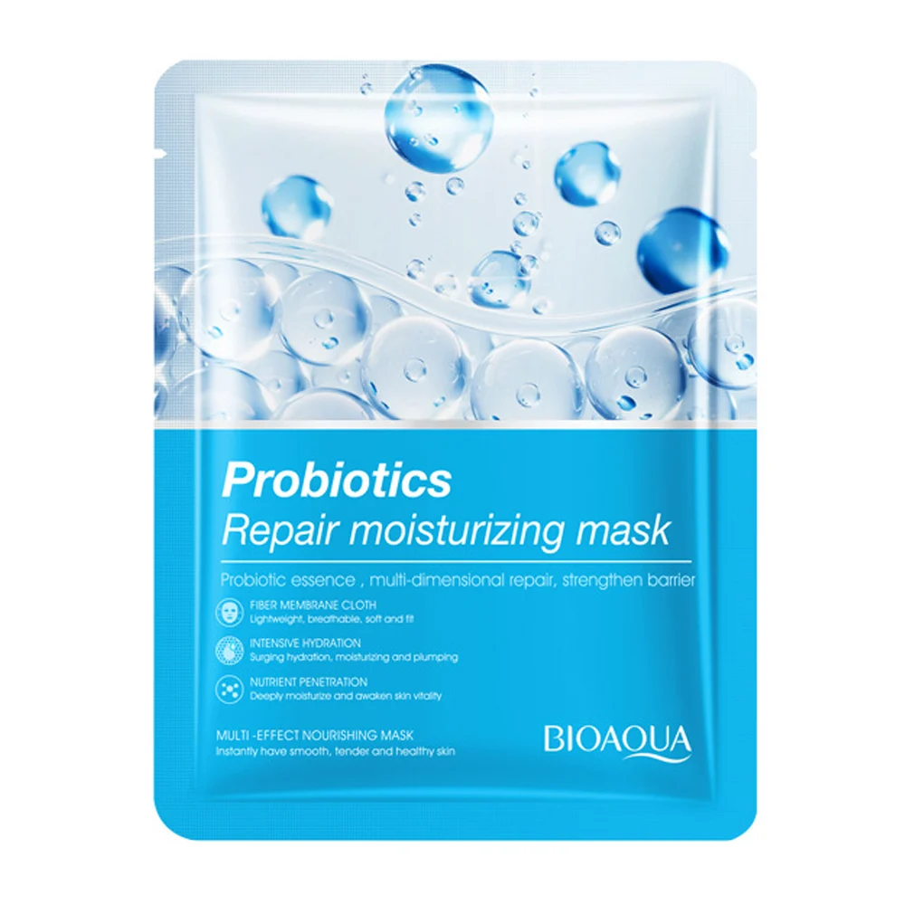 Mascarilla facial hidratante bioaqua con extracto de probióticos, 25g / bqy92478