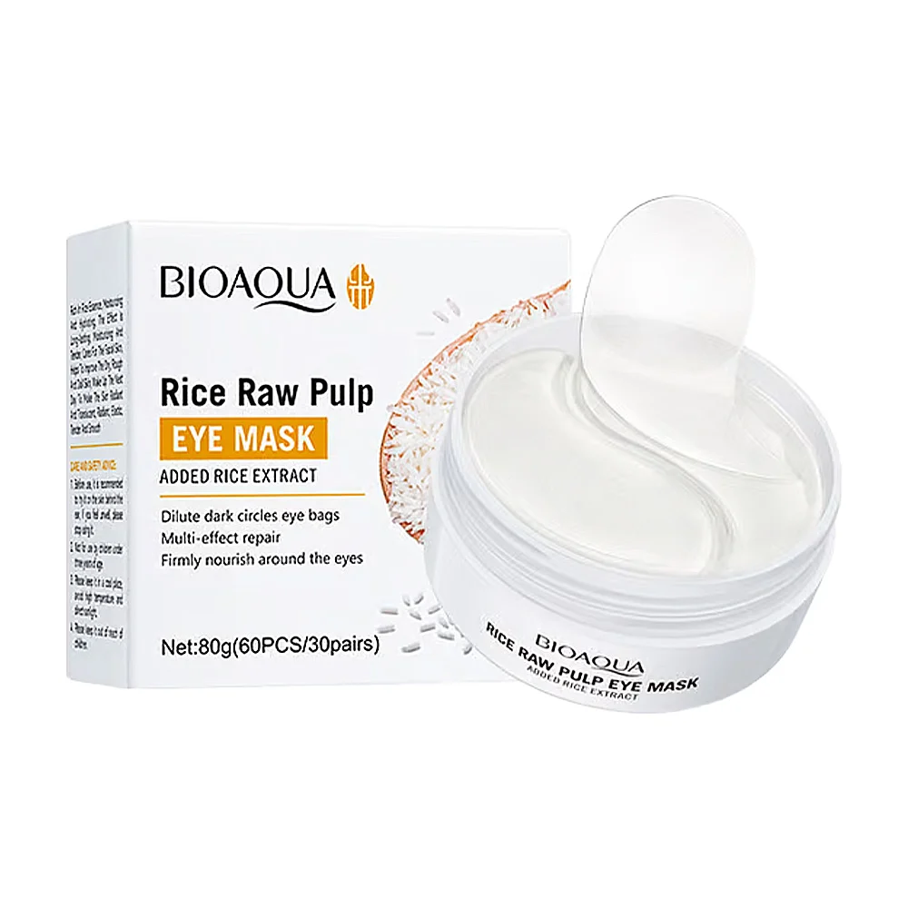 Mascarilla hidratante para ojos bioaqua con pulpa de arroz, 80g / bqy92663