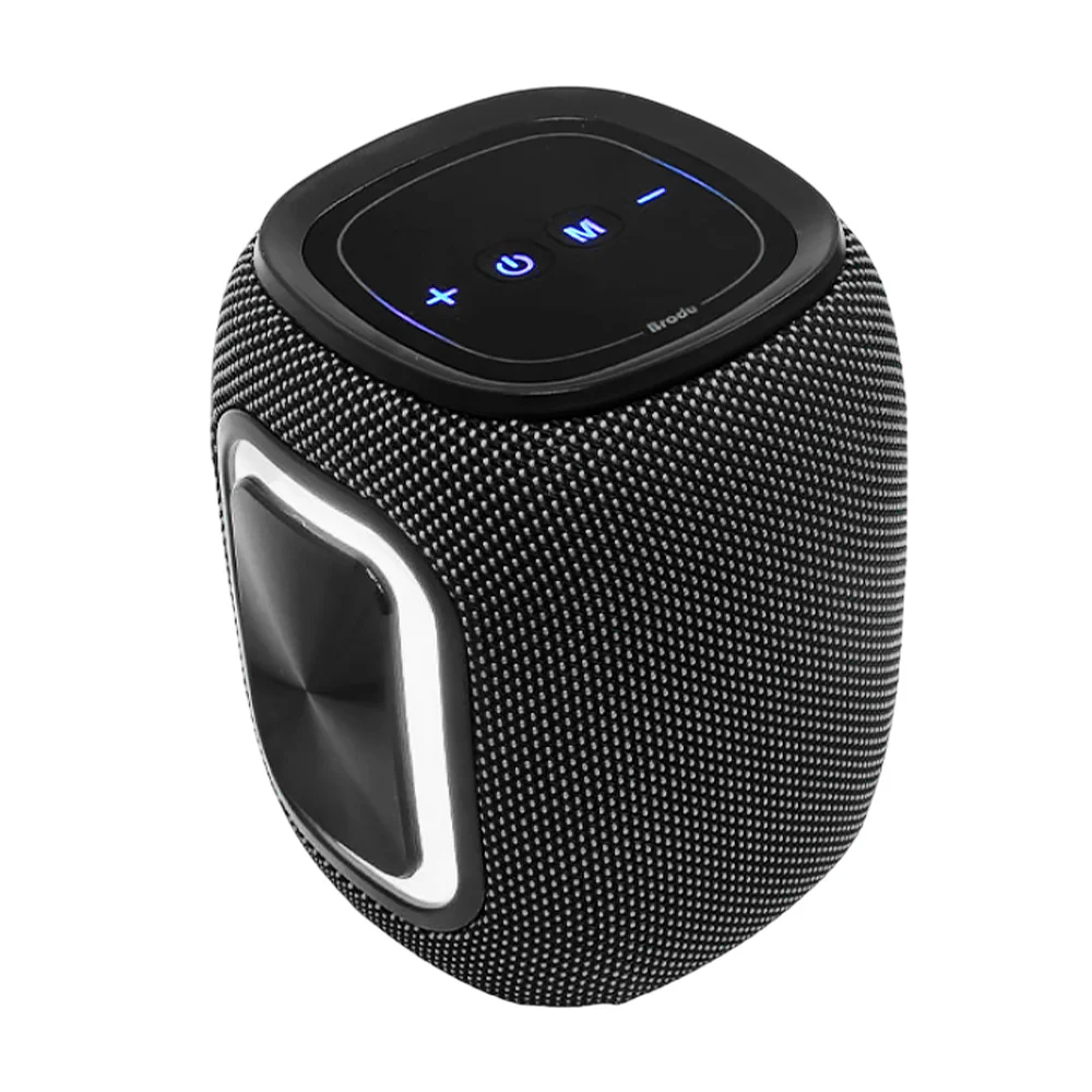Bocina brodu pequeña rectangular, diseño compacto, recargable con conexión bluetooth, usb, tf, luz rgb, radio fm, variedad de colores / bts-2061 / rgb light up