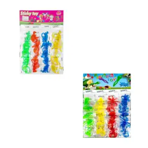 Planilla con 20 figuras de animales pegajoso, variedad de diseños y c…