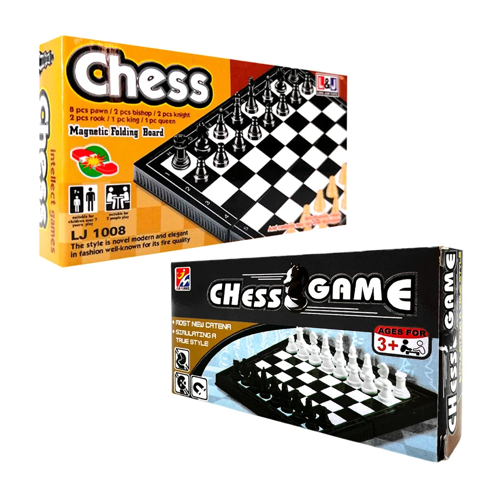 Juego de mesa ajedrez chico chess con piezas magnéticas 11.5x11.5cm / lj1008