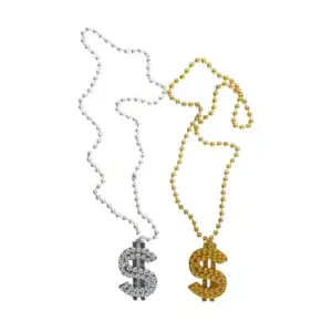 Paquete con 12 collares de perlas para fiesta con dije en forma de ca…