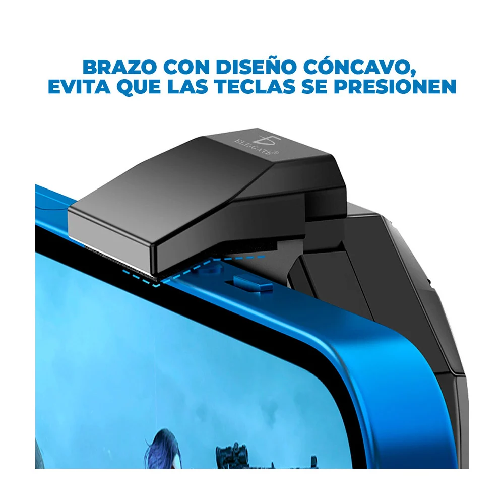 Ventilador para teléfono celular alámbrico, funcionamiento silencioso y brazo adherente / clr.s1