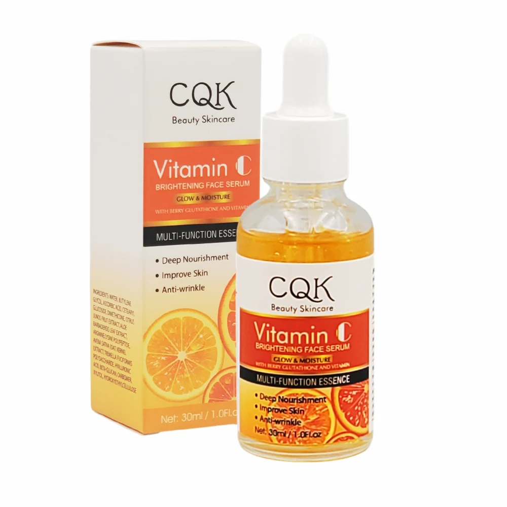 1pza Suero facial cqk iluminador con vitamina c, 30ml / cqk-1691
