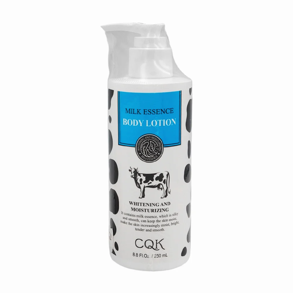 Loción corporal con esencia de leche para blanqueamiento e hidratación, 250ml / cqk-2223