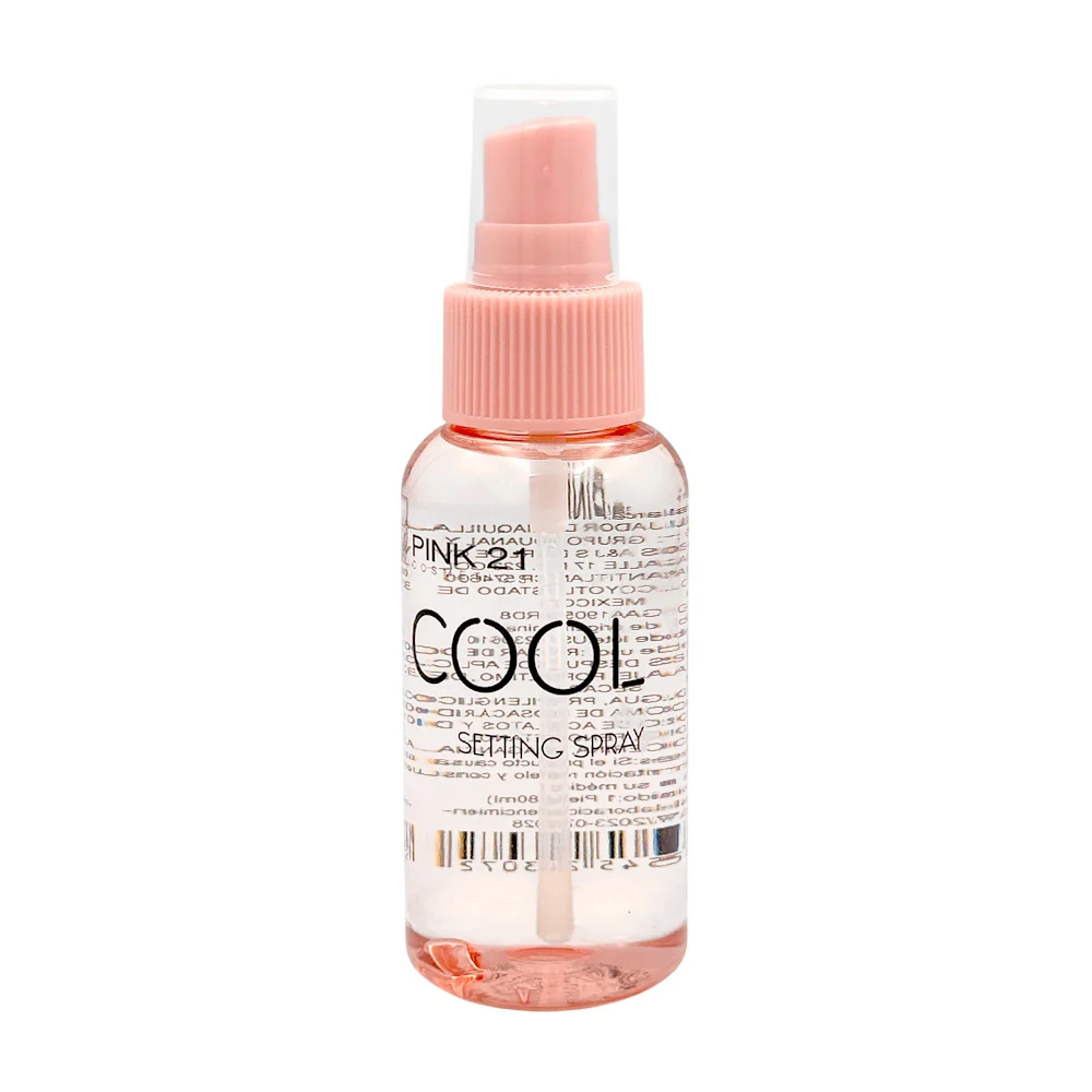 1pza spray fijador para maquillaje con 80ml / cs2463 / cool setting spray / pink 21