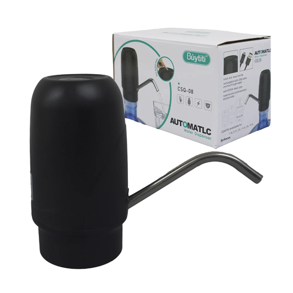 Dispensador de agua automático buytiti de silicon, tactil, bateria recargable / csq-8