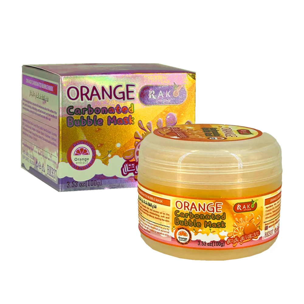 Mascarilla facial burbujeante con extracto de naranja, 100g / carbonated bubble mask / rk937