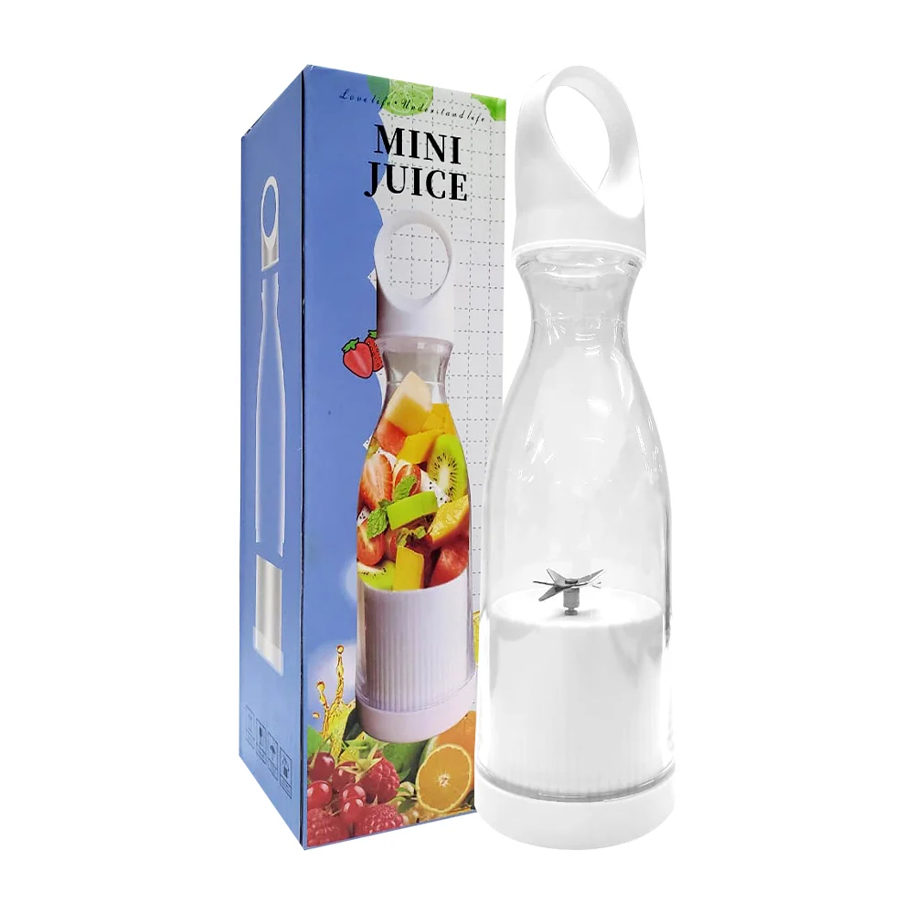 Vaso licuadora portátil mini juice carga usb con capacidad de 380ml y potencia de 40w, variedad de colores / dm-519 / hm-10