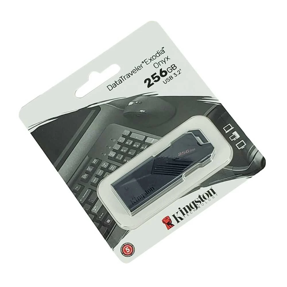 Memoria flash Kingston dt exodia onyx de 256gb con usb 3.2 gen 1 / dtxon/256gb