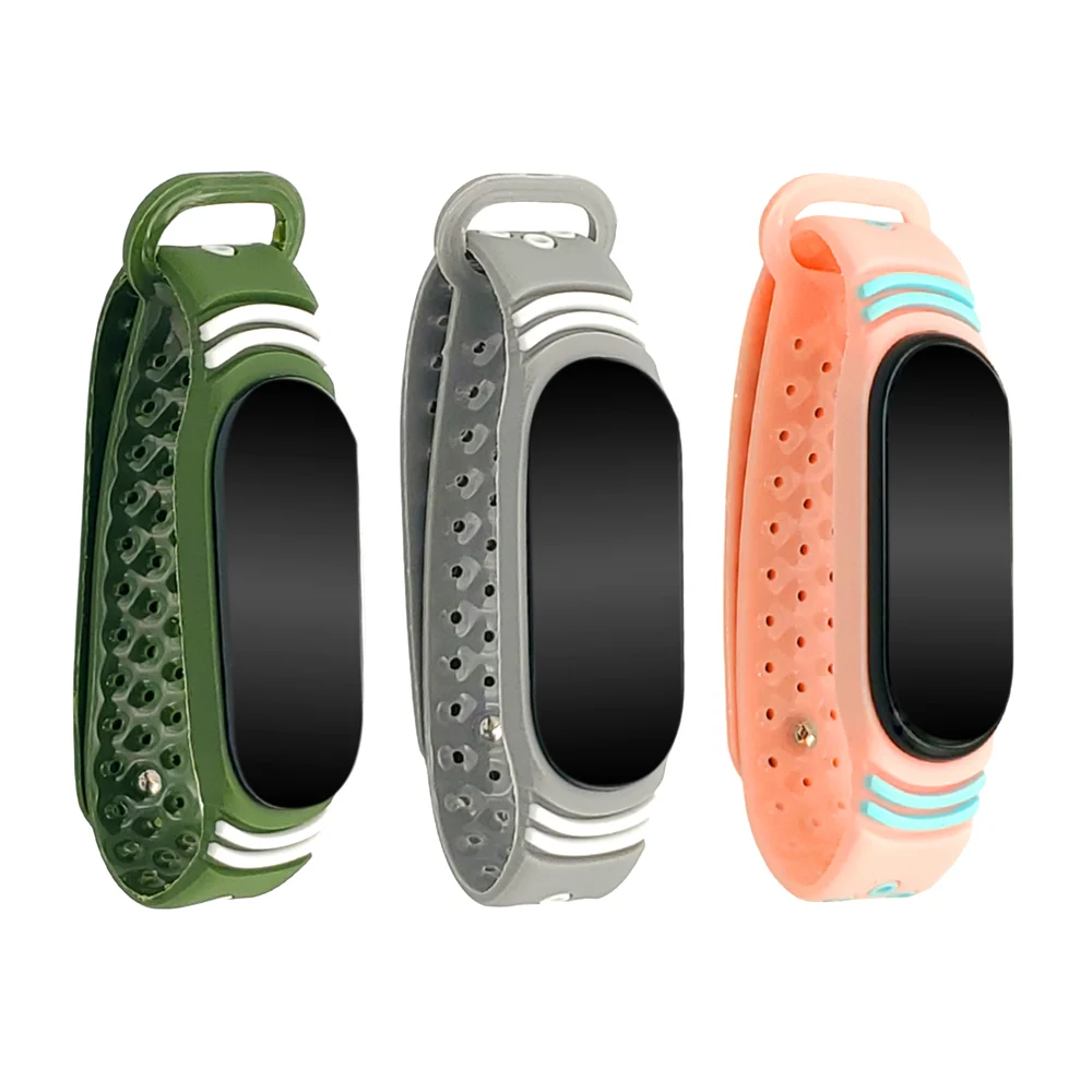 Smart band / reloj digital con puntos y lineas de color, variedad de colores / dzb-2334