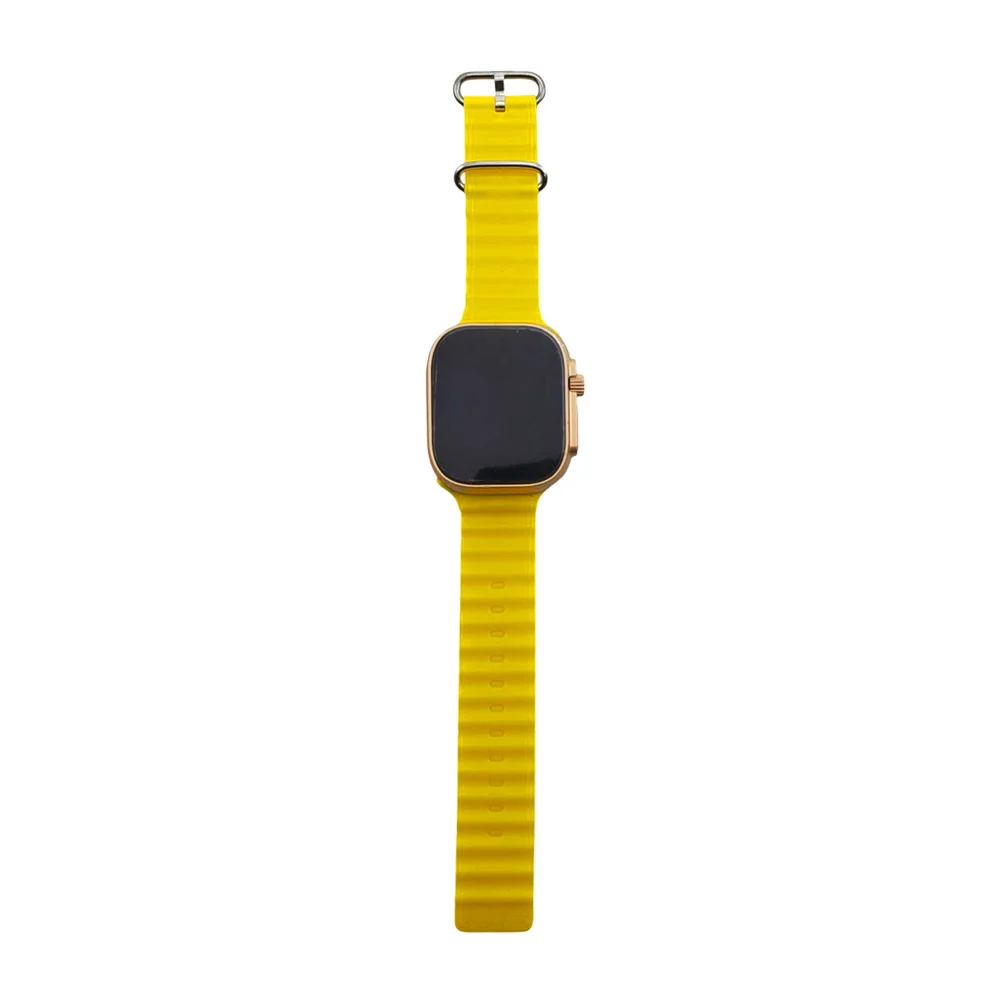 Reloj pulsera digital con pantalla cuadrada y correas de plástico onduladas, pantalla de 3.5x4cm o 4.7x4cm, variedad de colores / dzb-2701 / dzb-2702