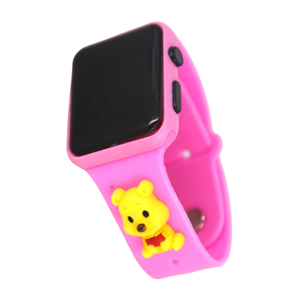 Reloj pulsera touch infantil con extensión de plástico y decoración de figuras de personajes, variedad de diseños / lf-dzb5448 / dzb-2360