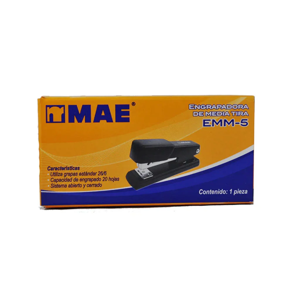Engrapadora de plástico con tira de silicón antiderrapante / emm-5