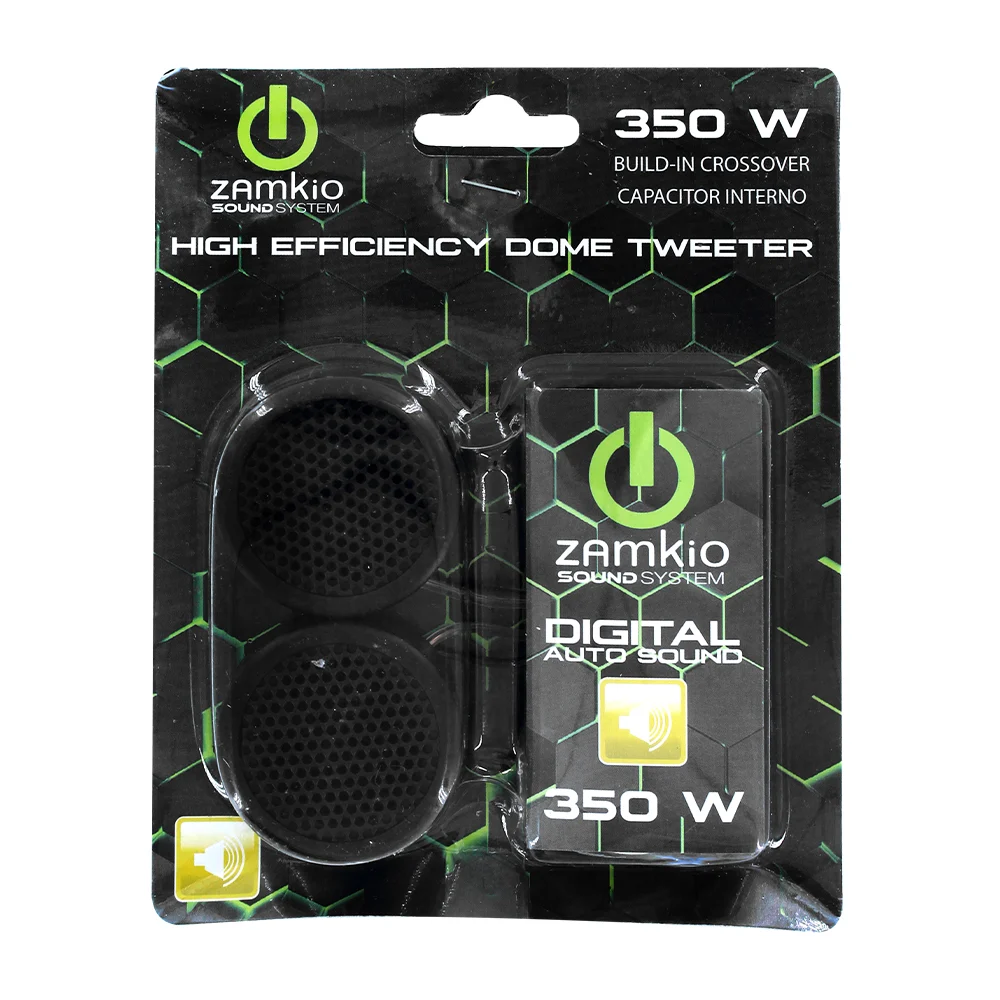 Par de mini bocinas redondas para carro automóvil de 350 watts / zamkio