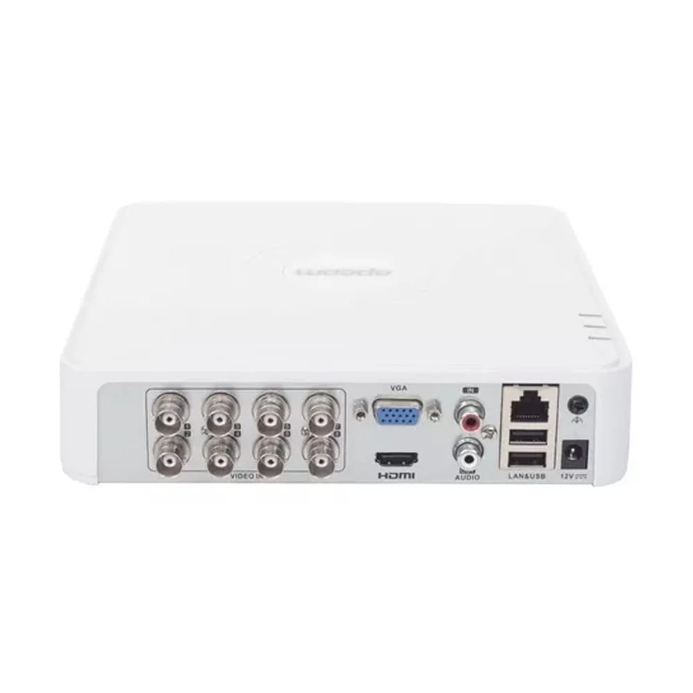 Dvr de 8 canales turbo hd + 2 canales ip par 1 disco duro 4tb 2x usb 2.0 rj-45, compresión de video h.265 y resolución 960x1080p / digital video recorder / epcom / s08turbog3