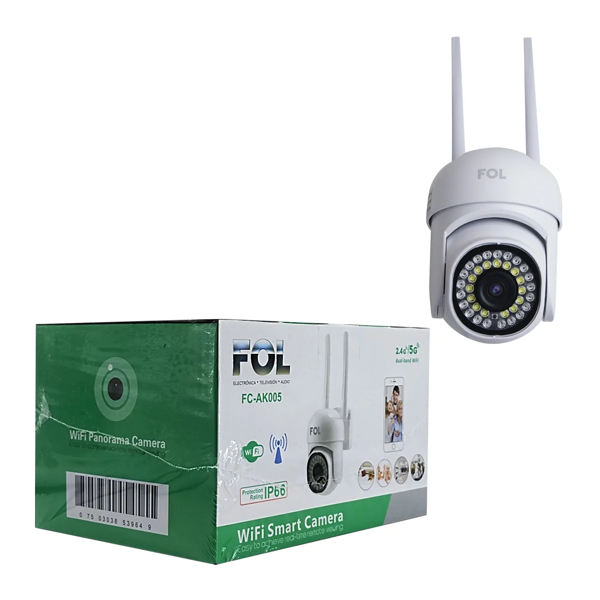 Cámara de seguridad wifi con protecció...