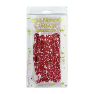1pza Cortina de tiras para decoración de fiestas con diseño de estrel…