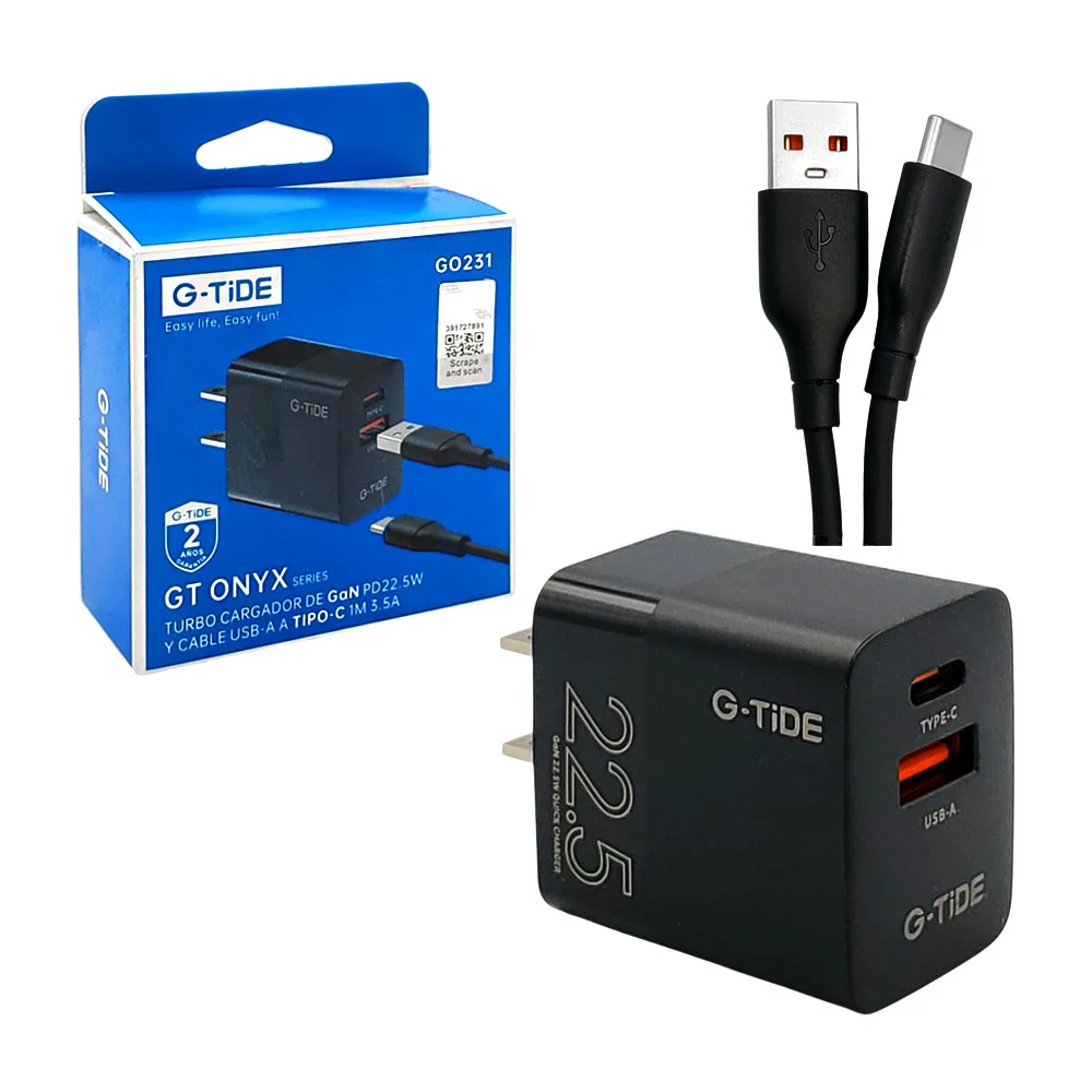 Cubo cargador g-tide con puerto usb-tipo...