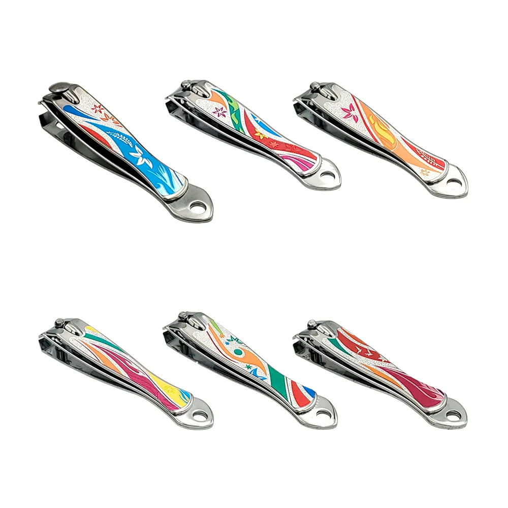 1pza cortauñas metálico de 7cm con diseño, variedad de modelos / g3377 / boxin / corta uñas metálico