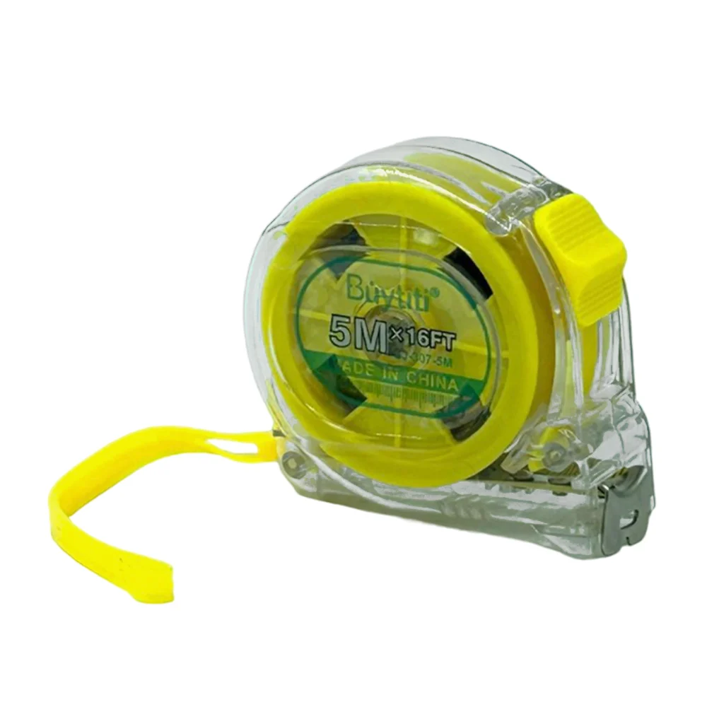 Flexómetro / cinta métrica transparente buytiti de 5m - 16ft / gj-307-5m