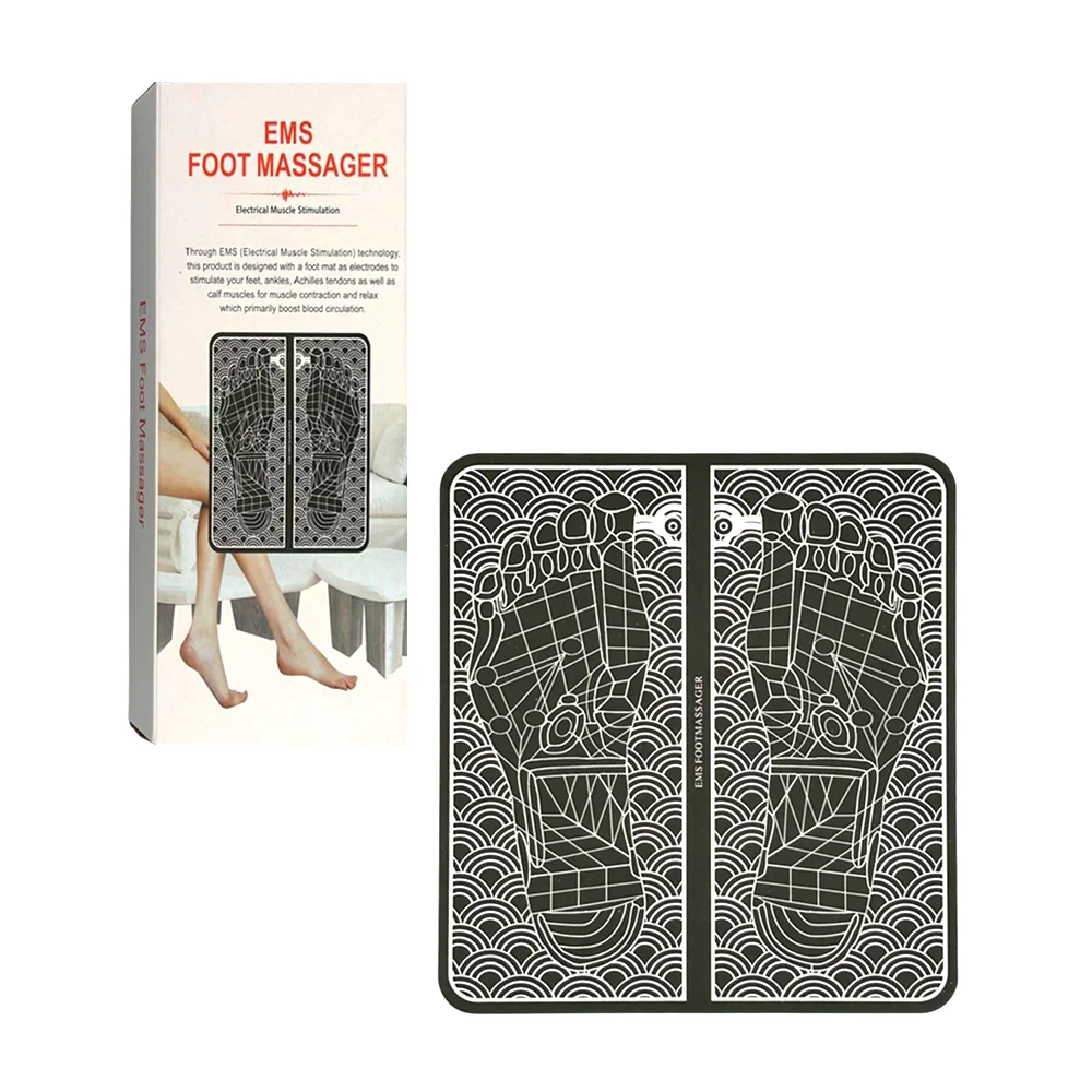 Masajeador eléctrico estimulador para pies + control / ems foot massager / gs-630