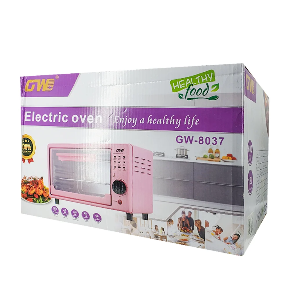 Horno eléctrico con controlador de tiempo y temperatura 600w 12l / enjoy a healthy life / gwd / gw-8037