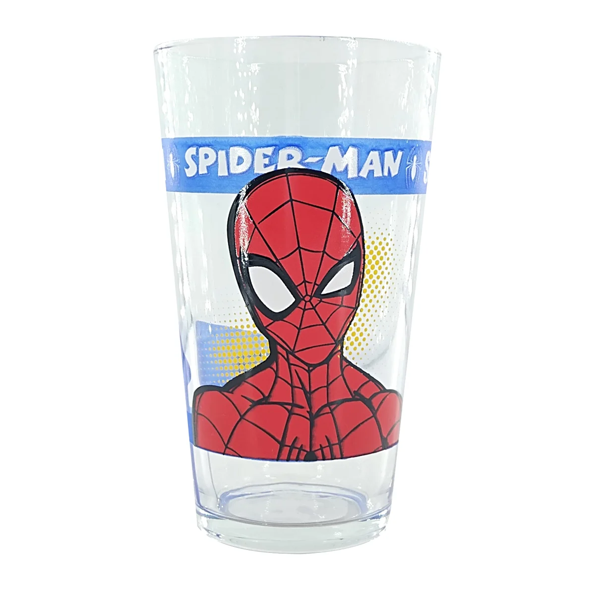 1pza Vaso de cristal redondo con diseño del hombre araña / spider-man 480ml, variedad de modelos / h2-vr246