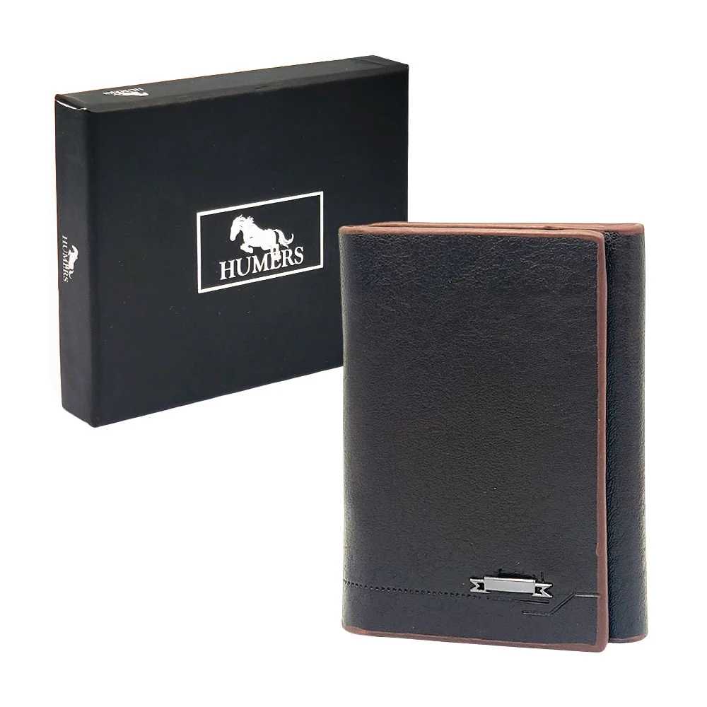 Cartera de vinil humers para caballero, variedad de colores / h4417