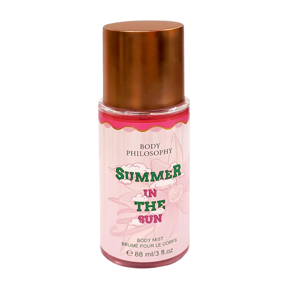 Perfume corporal body philosophy para dama de 88ml, variedad de aromas / b0022-sf