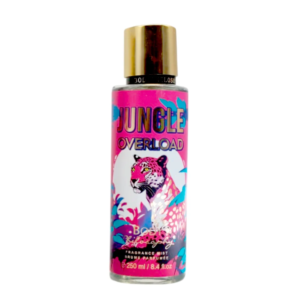Perfume fragancia corporal para caballero con estampado de animales body philosophy 250ml, variedad de aromas / h992
