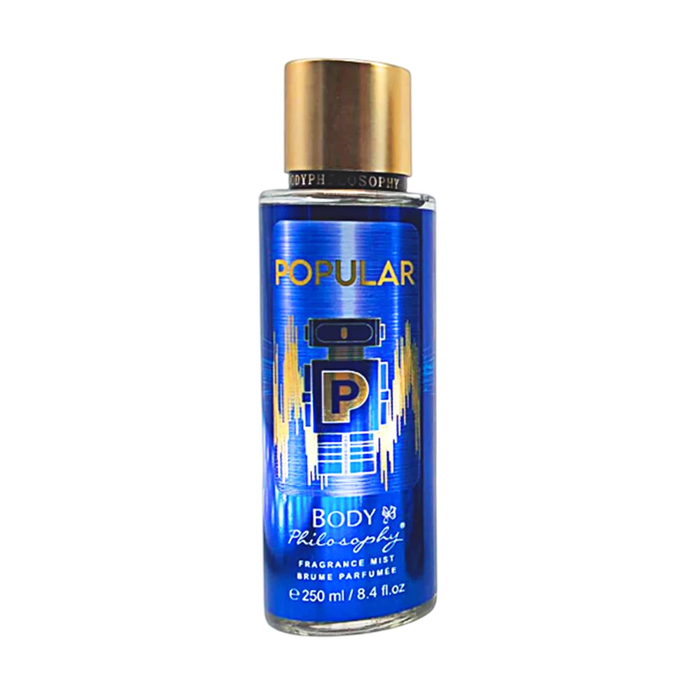 Perfume fragancia corporal popular body philosophy para hombre o mujer 250ml, variedad de aromas / famed / h996