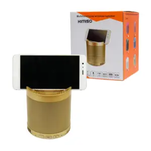 Mini bocina cilíndrica bluetooth con puerto usb-tf y soporte para tel…