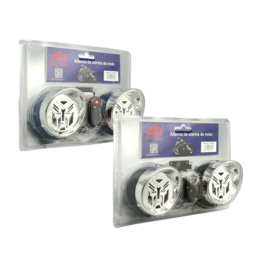 Altavoz / alarma con bocina para motocicleta + diseño de robot transformer / hl-bm18