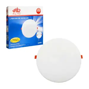 1pza Lámpara de techo led montable, tipo plafón redondo, de luz blanc…
