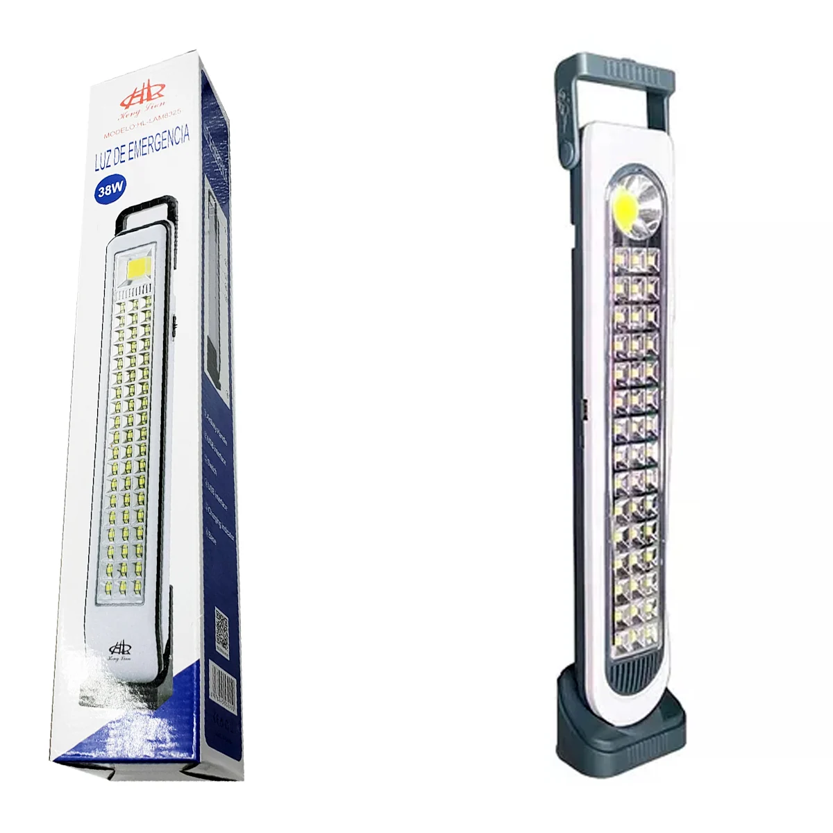 Lámpara / luz de emergencia led multifuncional de 38w / hl-lam8325