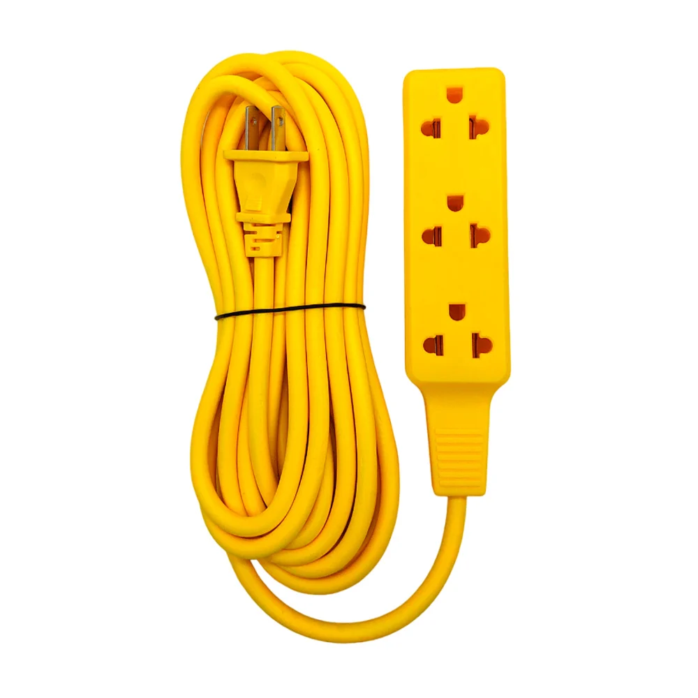 Barra multicontacto con 3 tomacorrientes universales y extensión de 5m / pakhar / hl-mul8507