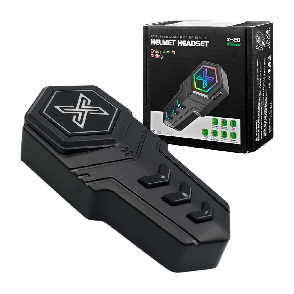 Audífono inalámbrico manos libres para casco de motociclista / helmet headset / x-20 / yyx20