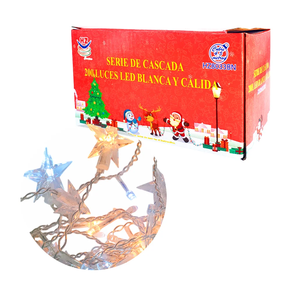 Serie cascada de cable transparente de 4...