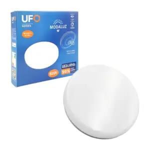 Lámpara led tipo plafón circular de luz blanca ahorradora, 60w / int0…