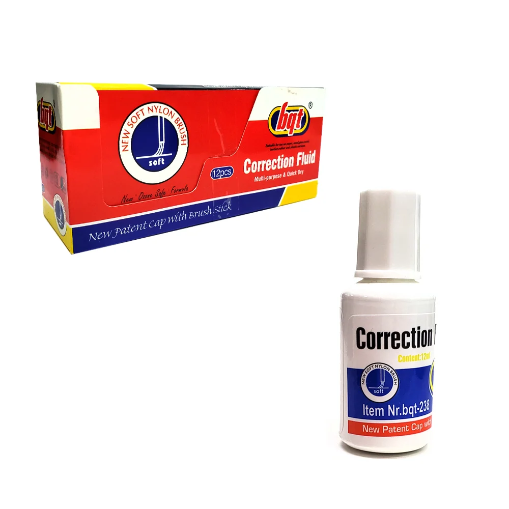 Corrector líquido, con aplicador de brocha, 12 ml / bqt-238