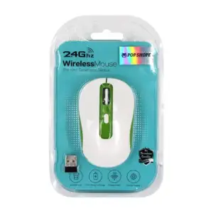Mouse inalámbrico pop shope con micro receptor 2.4ghz, variedad de co…