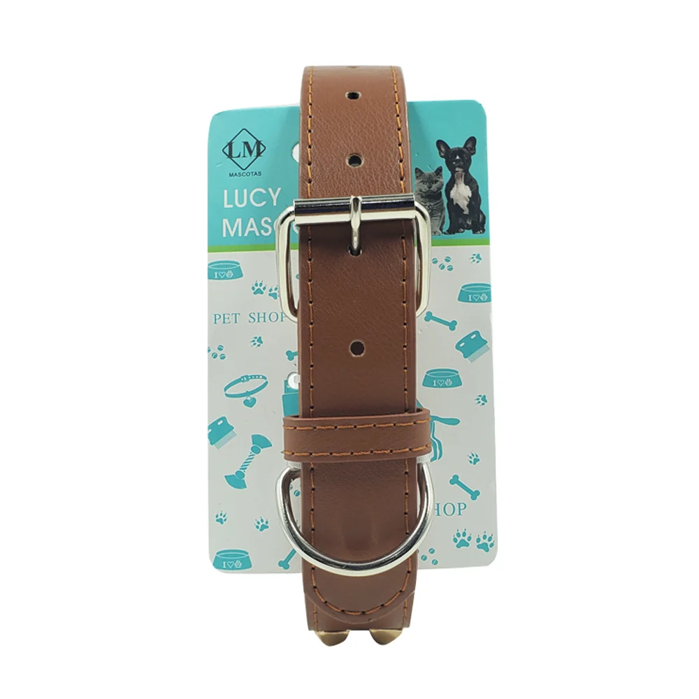 Collar para perro tamaño grande 59 x 3cm lm con figuras en forma de huellas, estoperoles redondos y cuadrados, variedad de colores / jr1894