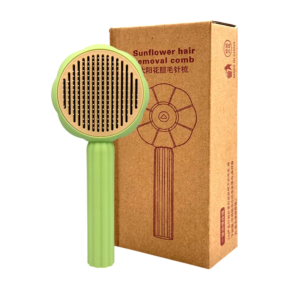 Cepillo para mascotas en forma de flor, ...